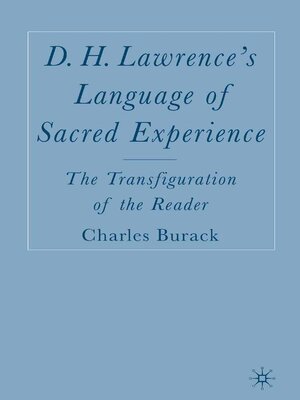 cover image of D. H. Lawrence's Language of Sacred Experience
